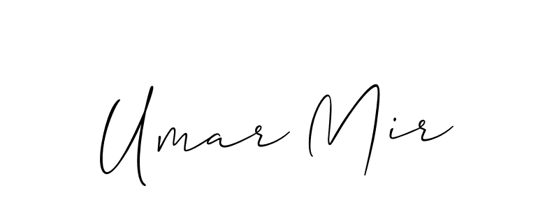 Once you've used our free online signature maker to create your best signature Allison_Script style, it's time to enjoy all of the benefits that Umar Mir name signing documents. Umar Mir signature style 2 images and pictures png