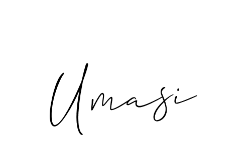 Make a beautiful signature design for name Umasi. With this signature (Allison_Script) style, you can create a handwritten signature for free. Umasi signature style 2 images and pictures png