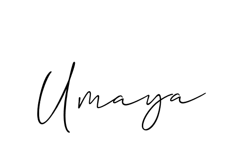 You should practise on your own different ways (Allison_Script) to write your name (Umaya) in signature. don't let someone else do it for you. Umaya signature style 2 images and pictures png