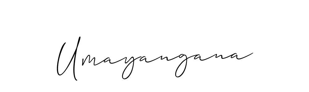 Similarly Allison_Script is the best handwritten signature design. Signature creator online .You can use it as an online autograph creator for name Umayangana. Umayangana signature style 2 images and pictures png