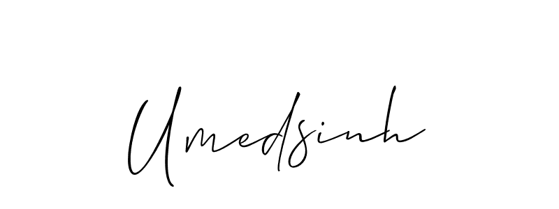 You can use this online signature creator to create a handwritten signature for the name Umedsinh. This is the best online autograph maker. Umedsinh signature style 2 images and pictures png