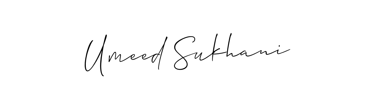 You can use this online signature creator to create a handwritten signature for the name Umeed Sukhani. This is the best online autograph maker. Umeed Sukhani signature style 2 images and pictures png