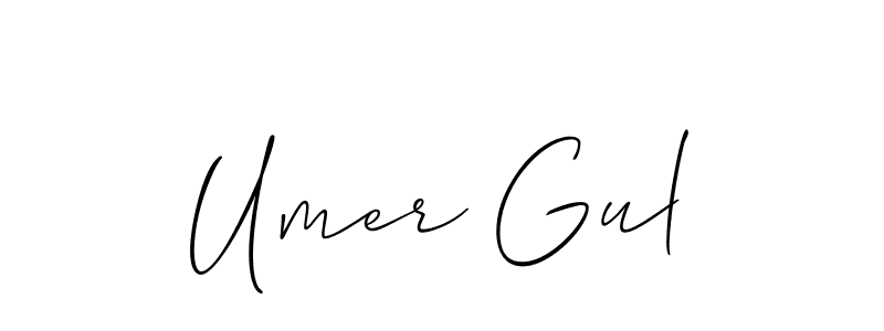 Similarly Allison_Script is the best handwritten signature design. Signature creator online .You can use it as an online autograph creator for name Umer Gul. Umer Gul signature style 2 images and pictures png