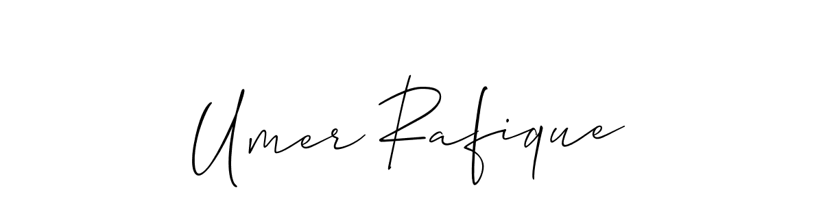 Make a short Umer Rafique signature style. Manage your documents anywhere anytime using Allison_Script. Create and add eSignatures, submit forms, share and send files easily. Umer Rafique signature style 2 images and pictures png