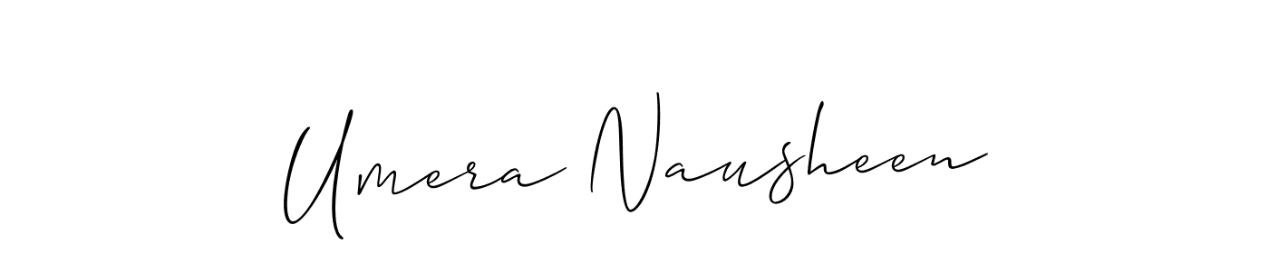 Here are the top 10 professional signature styles for the name Umera Nausheen. These are the best autograph styles you can use for your name. Umera Nausheen signature style 2 images and pictures png