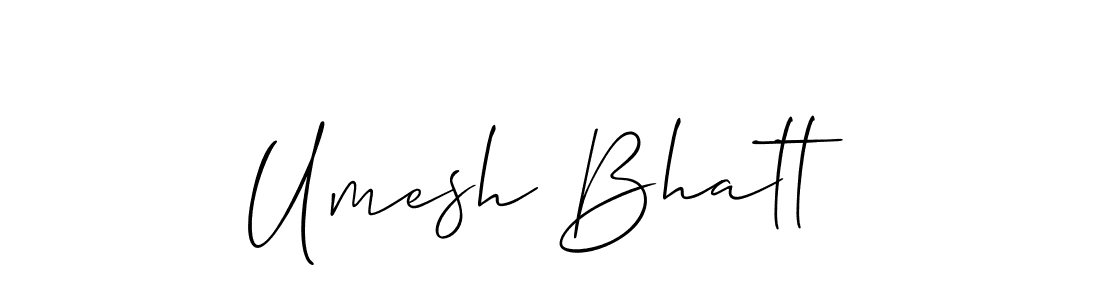 Make a short Umesh Bhatt signature style. Manage your documents anywhere anytime using Allison_Script. Create and add eSignatures, submit forms, share and send files easily. Umesh Bhatt signature style 2 images and pictures png