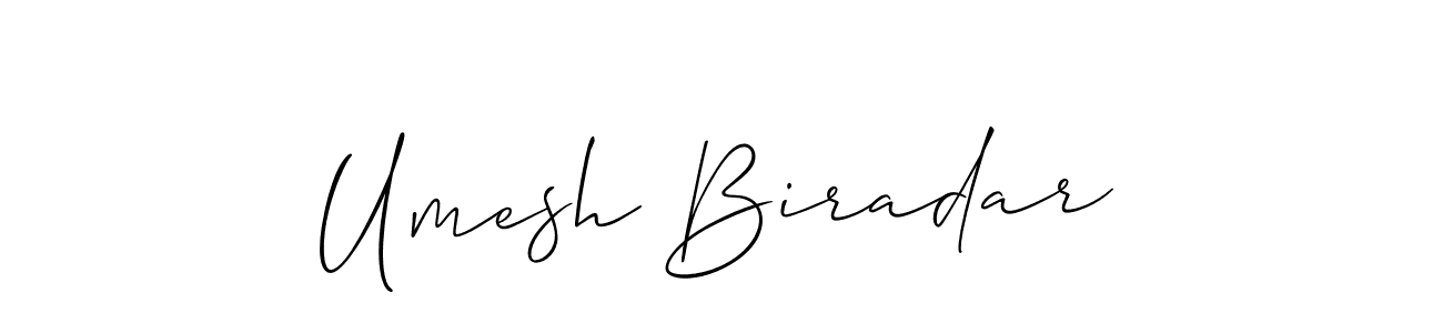 Similarly Allison_Script is the best handwritten signature design. Signature creator online .You can use it as an online autograph creator for name Umesh Biradar. Umesh Biradar signature style 2 images and pictures png