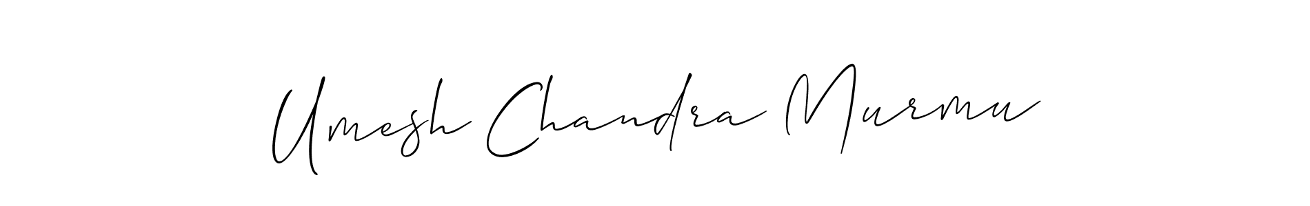 Best and Professional Signature Style for Umesh Chandra Murmu. Allison_Script Best Signature Style Collection. Umesh Chandra Murmu signature style 2 images and pictures png