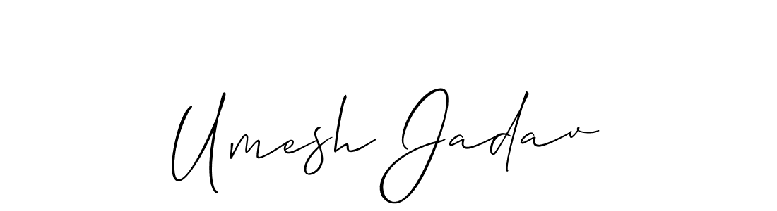 Make a beautiful signature design for name Umesh Jadav. Use this online signature maker to create a handwritten signature for free. Umesh Jadav signature style 2 images and pictures png