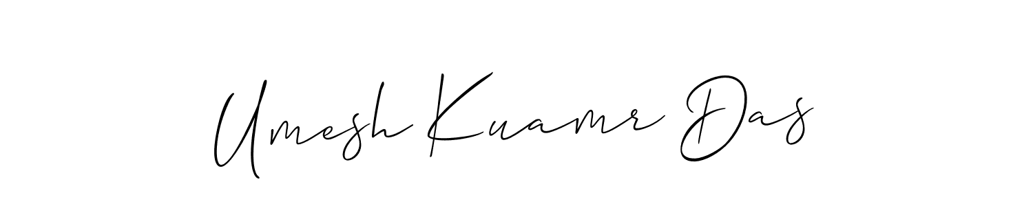 It looks lik you need a new signature style for name Umesh Kuamr Das. Design unique handwritten (Allison_Script) signature with our free signature maker in just a few clicks. Umesh Kuamr Das signature style 2 images and pictures png