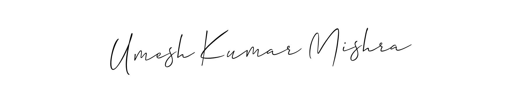 How to Draw Umesh Kumar Mishra signature style? Allison_Script is a latest design signature styles for name Umesh Kumar Mishra. Umesh Kumar Mishra signature style 2 images and pictures png