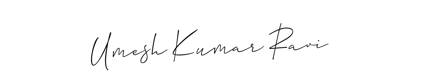 You should practise on your own different ways (Allison_Script) to write your name (Umesh Kumar Ravi) in signature. don't let someone else do it for you. Umesh Kumar Ravi signature style 2 images and pictures png