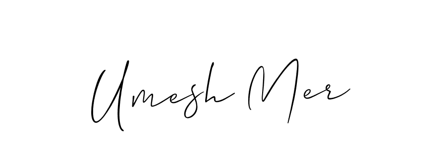 Once you've used our free online signature maker to create your best signature Allison_Script style, it's time to enjoy all of the benefits that Umesh Mer name signing documents. Umesh Mer signature style 2 images and pictures png