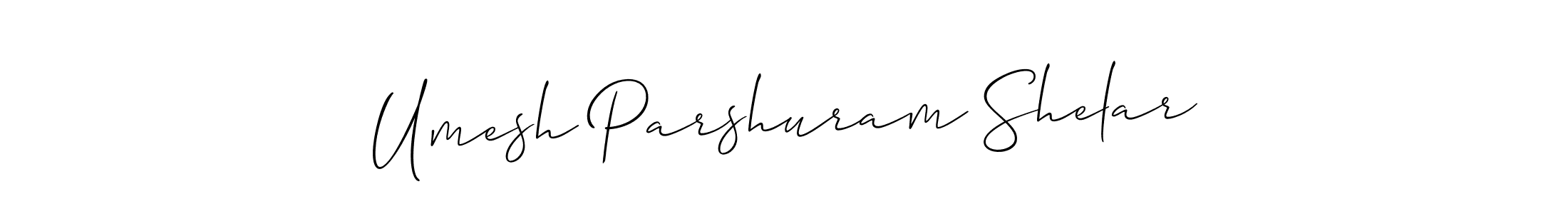 Umesh Parshuram Shelar stylish signature style. Best Handwritten Sign (Allison_Script) for my name. Handwritten Signature Collection Ideas for my name Umesh Parshuram Shelar. Umesh Parshuram Shelar signature style 2 images and pictures png