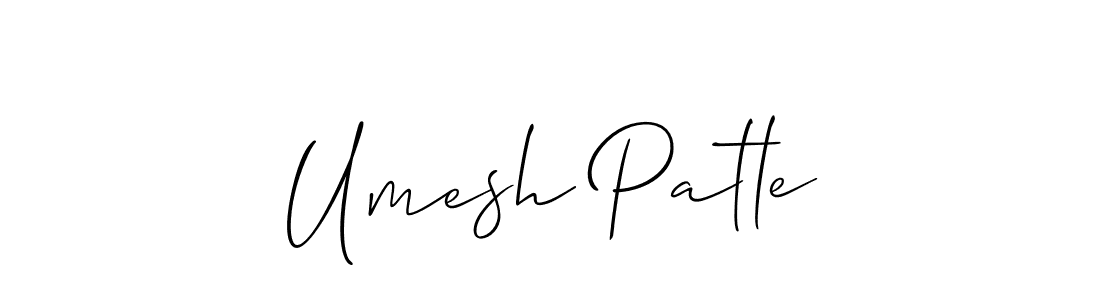 Similarly Allison_Script is the best handwritten signature design. Signature creator online .You can use it as an online autograph creator for name Umesh Patle. Umesh Patle signature style 2 images and pictures png