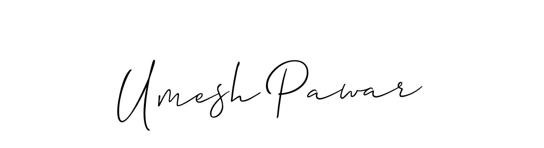 How to Draw Umesh Pawar signature style? Allison_Script is a latest design signature styles for name Umesh Pawar. Umesh Pawar signature style 2 images and pictures png