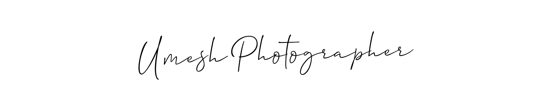 You should practise on your own different ways (Allison_Script) to write your name (Umesh Photographer) in signature. don't let someone else do it for you. Umesh Photographer signature style 2 images and pictures png