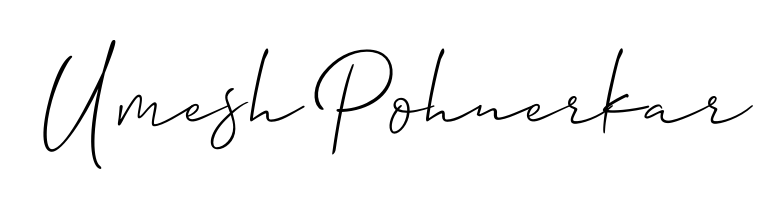Stand out with a creative autograph for Umesh Pohnerkar. The Allison_Script styling blends modern aesthetics with classic signature flourishes. Umesh Pohnerkar signature style 2 images and pictures png