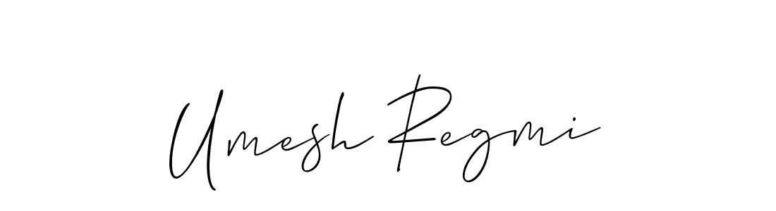 Umesh Regmi stylish signature style. Best Handwritten Sign (Allison_Script) for my name. Handwritten Signature Collection Ideas for my name Umesh Regmi. Umesh Regmi signature style 2 images and pictures png