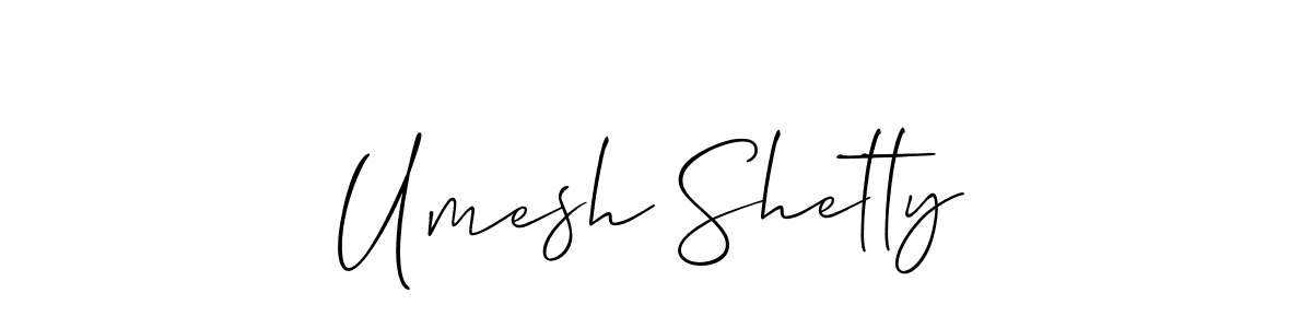 You should practise on your own different ways (Allison_Script) to write your name (Umesh Shetty) in signature. don't let someone else do it for you. Umesh Shetty signature style 2 images and pictures png