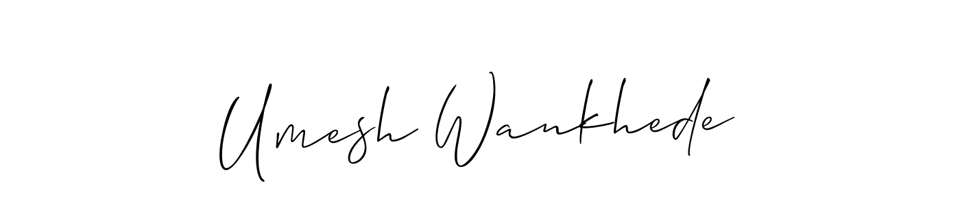 This is the best signature style for the Umesh Wankhede name. Also you like these signature font (Allison_Script). Mix name signature. Umesh Wankhede signature style 2 images and pictures png