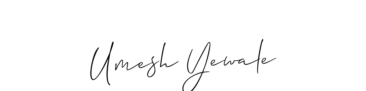 Once you've used our free online signature maker to create your best signature Allison_Script style, it's time to enjoy all of the benefits that Umesh Yewale name signing documents. Umesh Yewale signature style 2 images and pictures png