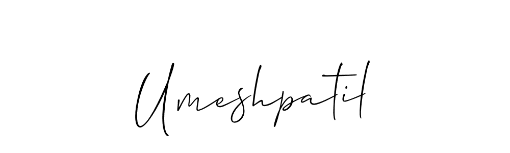 if you are searching for the best signature style for your name Umeshpatil. so please give up your signature search. here we have designed multiple signature styles  using Allison_Script. Umeshpatil signature style 2 images and pictures png