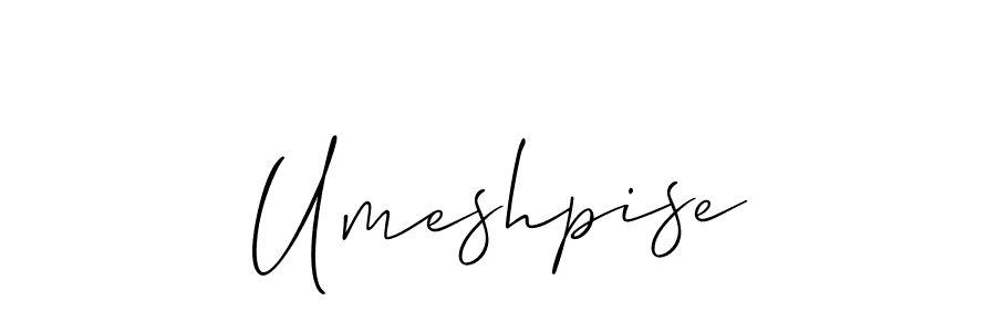 Make a short Umeshpise signature style. Manage your documents anywhere anytime using Allison_Script. Create and add eSignatures, submit forms, share and send files easily. Umeshpise signature style 2 images and pictures png
