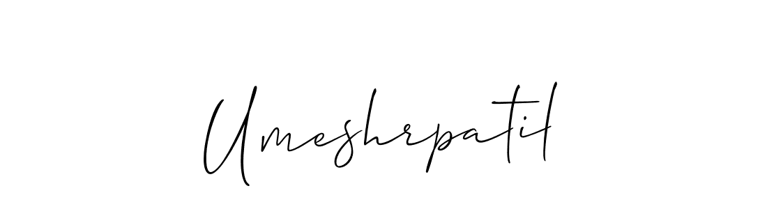 Use a signature maker to create a handwritten signature online. With this signature software, you can design (Allison_Script) your own signature for name Umeshrpatil. Umeshrpatil signature style 2 images and pictures png