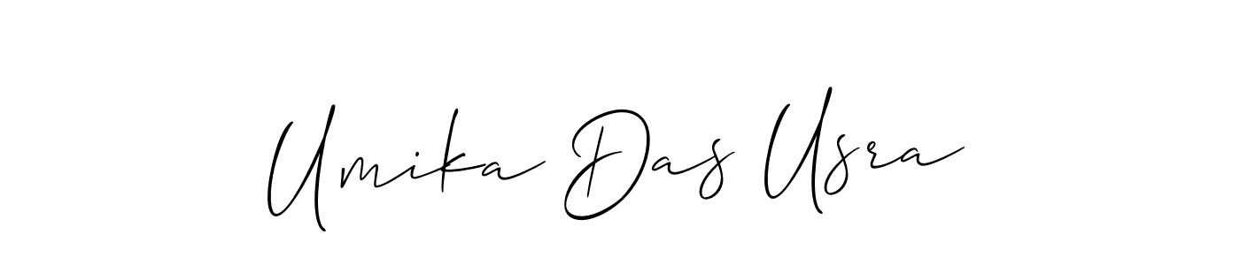 You can use this online signature creator to create a handwritten signature for the name Umika Das Usra. This is the best online autograph maker. Umika Das Usra signature style 2 images and pictures png