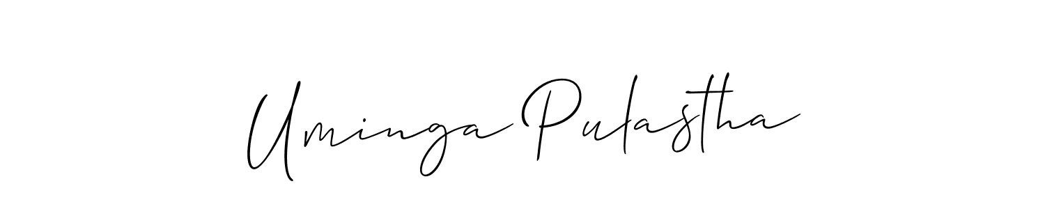 Once you've used our free online signature maker to create your best signature Allison_Script style, it's time to enjoy all of the benefits that Uminga Pulastha name signing documents. Uminga Pulastha signature style 2 images and pictures png