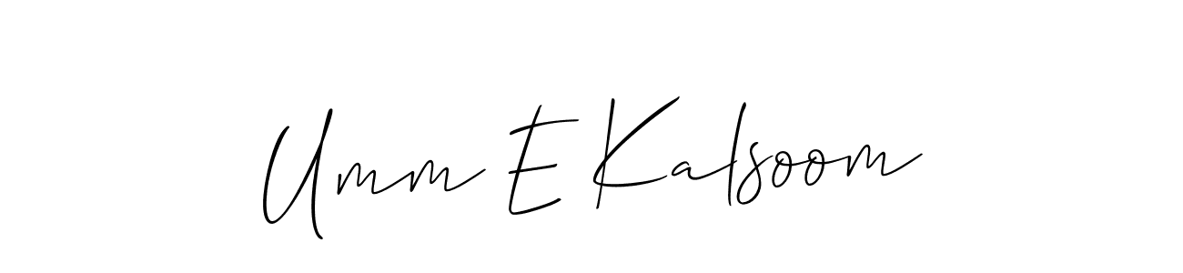 Here are the top 10 professional signature styles for the name Umm E Kalsoom. These are the best autograph styles you can use for your name. Umm E Kalsoom signature style 2 images and pictures png
