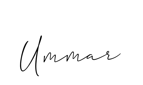 if you are searching for the best signature style for your name Ummar. so please give up your signature search. here we have designed multiple signature styles  using Allison_Script. Ummar signature style 2 images and pictures png