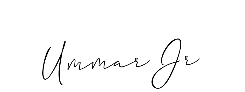 Best and Professional Signature Style for Ummar Jr. Allison_Script Best Signature Style Collection. Ummar Jr signature style 2 images and pictures png