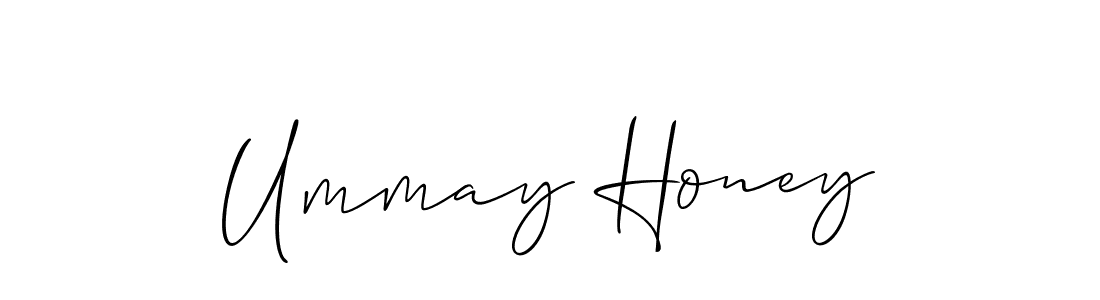 Best and Professional Signature Style for Ummay Honey. Allison_Script Best Signature Style Collection. Ummay Honey signature style 2 images and pictures png