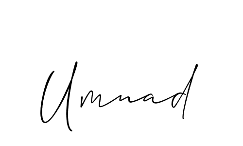 You can use this online signature creator to create a handwritten signature for the name Umnad. This is the best online autograph maker. Umnad signature style 2 images and pictures png