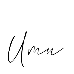 Best and Professional Signature Style for Umu. Allison_Script Best Signature Style Collection. Umu signature style 2 images and pictures png