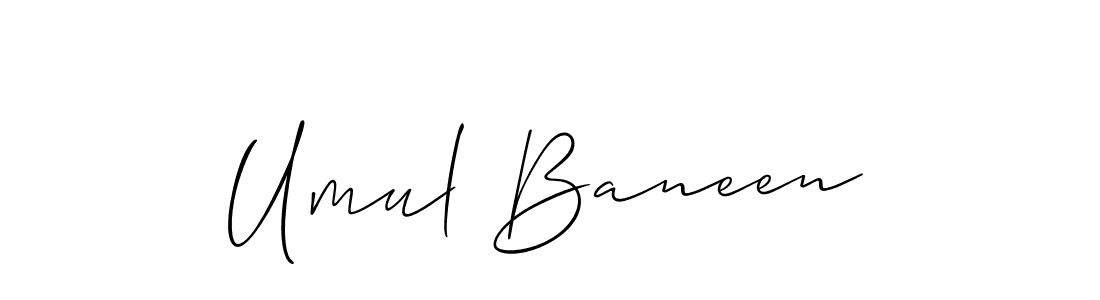 Here are the top 10 professional signature styles for the name Umul Baneen. These are the best autograph styles you can use for your name. Umul Baneen signature style 2 images and pictures png