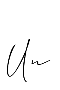 How to make Un name signature. Use Allison_Script style for creating short signs online. This is the latest handwritten sign. Un signature style 2 images and pictures png