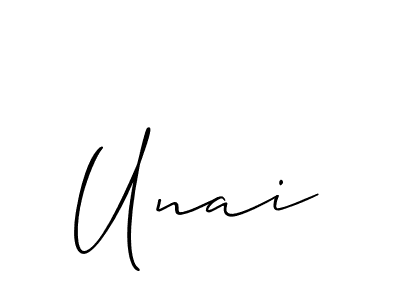 Similarly Allison_Script is the best handwritten signature design. Signature creator online .You can use it as an online autograph creator for name Unai. Unai signature style 2 images and pictures png