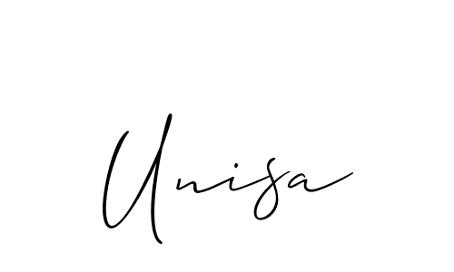 Once you've used our free online signature maker to create your best signature Allison_Script style, it's time to enjoy all of the benefits that Unisa name signing documents. Unisa signature style 2 images and pictures png