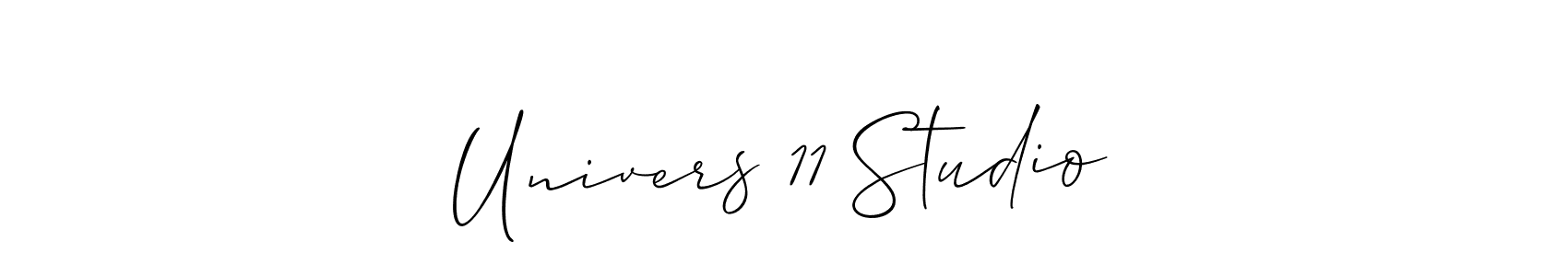 Make a short Univers 11 Studio signature style. Manage your documents anywhere anytime using Allison_Script. Create and add eSignatures, submit forms, share and send files easily. Univers 11 Studio signature style 2 images and pictures png