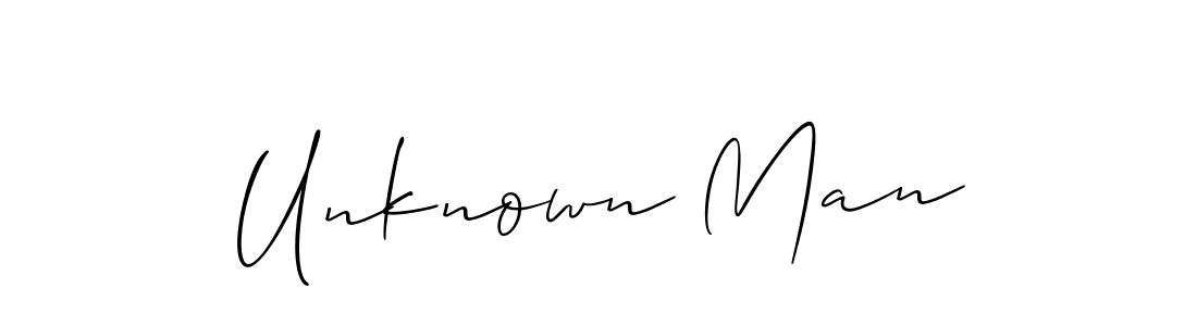Design your own signature with our free online signature maker. With this signature software, you can create a handwritten (Allison_Script) signature for name Unknown Man. Unknown Man signature style 2 images and pictures png