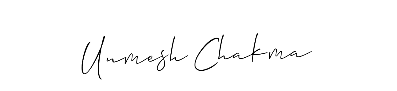 The best way (Allison_Script) to make a short signature is to pick only two or three words in your name. The name Unmesh Chakma include a total of six letters. For converting this name. Unmesh Chakma signature style 2 images and pictures png