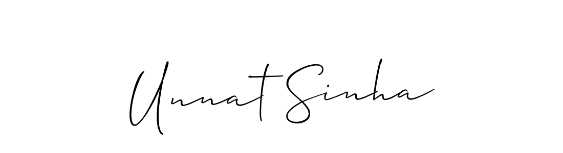 Make a short Unnat Sinha signature style. Manage your documents anywhere anytime using Allison_Script. Create and add eSignatures, submit forms, share and send files easily. Unnat Sinha signature style 2 images and pictures png