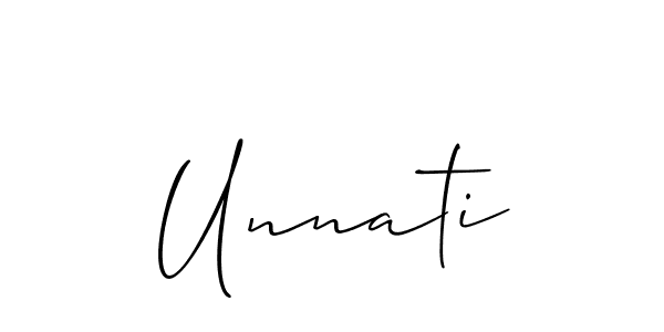 Once you've used our free online signature maker to create your best signature Allison_Script style, it's time to enjoy all of the benefits that Unnati name signing documents. Unnati signature style 2 images and pictures png