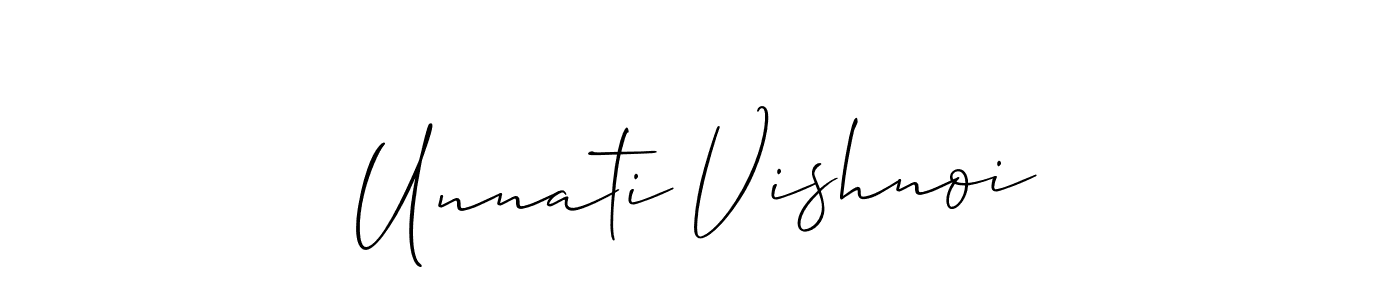 Make a beautiful signature design for name Unnati Vishnoi. Use this online signature maker to create a handwritten signature for free. Unnati Vishnoi signature style 2 images and pictures png