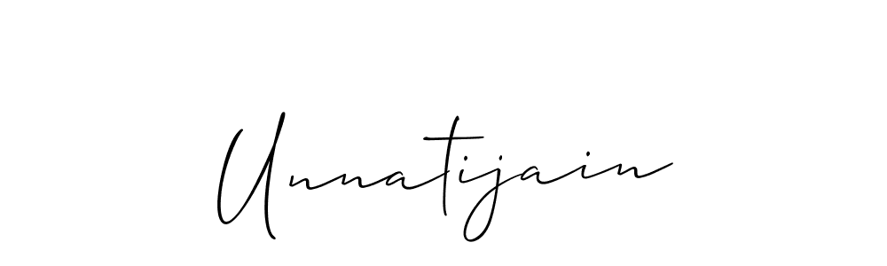 The best way (Allison_Script) to make a short signature is to pick only two or three words in your name. The name Unnatijain include a total of six letters. For converting this name. Unnatijain signature style 2 images and pictures png