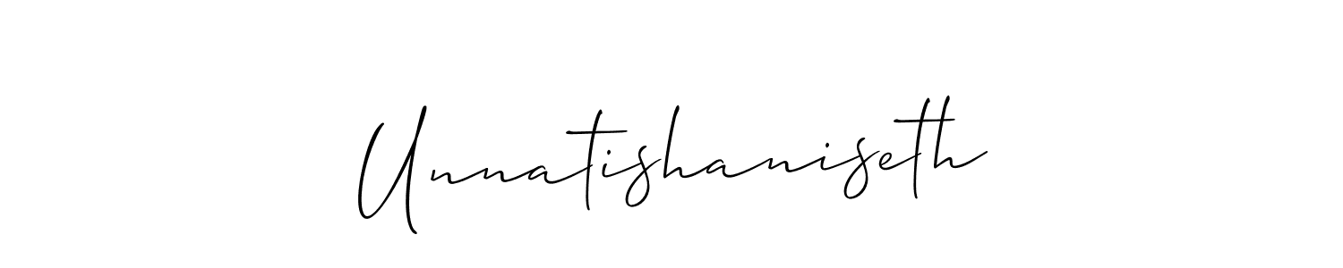 Make a beautiful signature design for name Unnatishaniseth. Use this online signature maker to create a handwritten signature for free. Unnatishaniseth signature style 2 images and pictures png