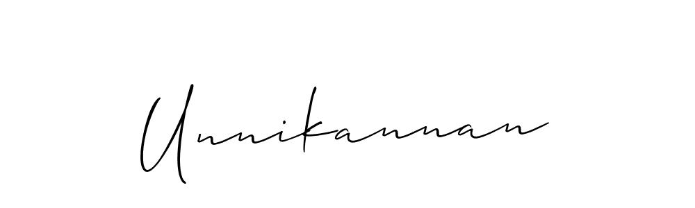 You can use this online signature creator to create a handwritten signature for the name Unnikannan. This is the best online autograph maker. Unnikannan signature style 2 images and pictures png